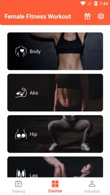 Female Fitness Workout android App screenshot 2