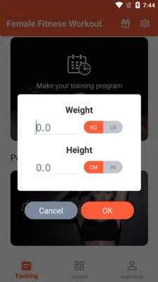 Female Fitness Workout android App screenshot 4