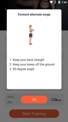 Female Fitness Workout android App screenshot 7